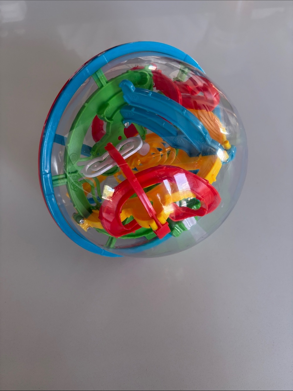 Transparent 3D Maze Ball Puzzle - Multicolor Kids Toy